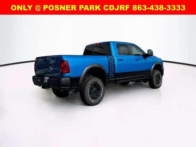 New 2026 Hydro Blue Pearl-Coat Exterior Paint RAM POWER WAGON image 7