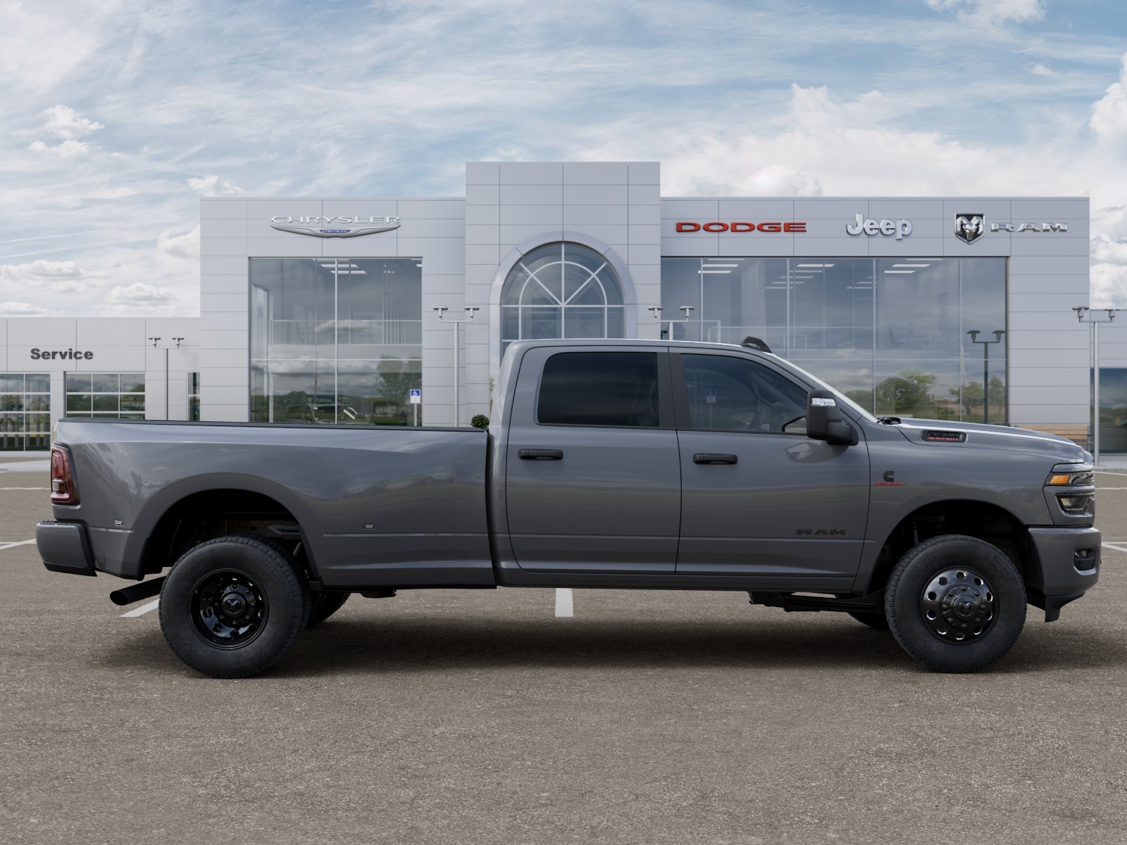 New 2026 Ceramic Gray Clear-Coat Exterior Paint RAM Big Horn image 47