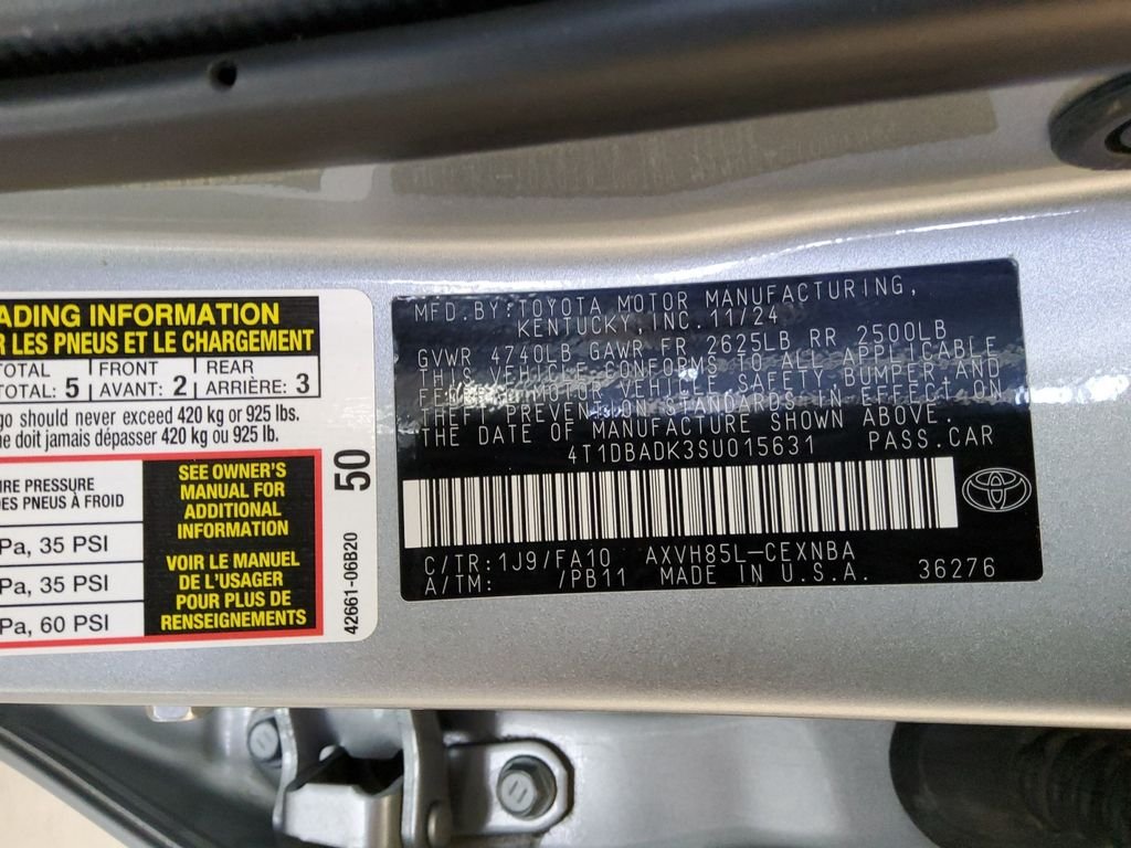 Used 2025 Silver Toyota LE image 19