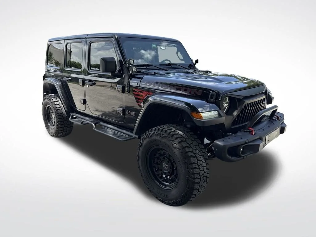 Used 2020 Black Jeep Unlimited Rubicon image 3