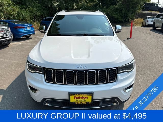 Used 2018 Bright White Clearcoat Jeep Limited image 2