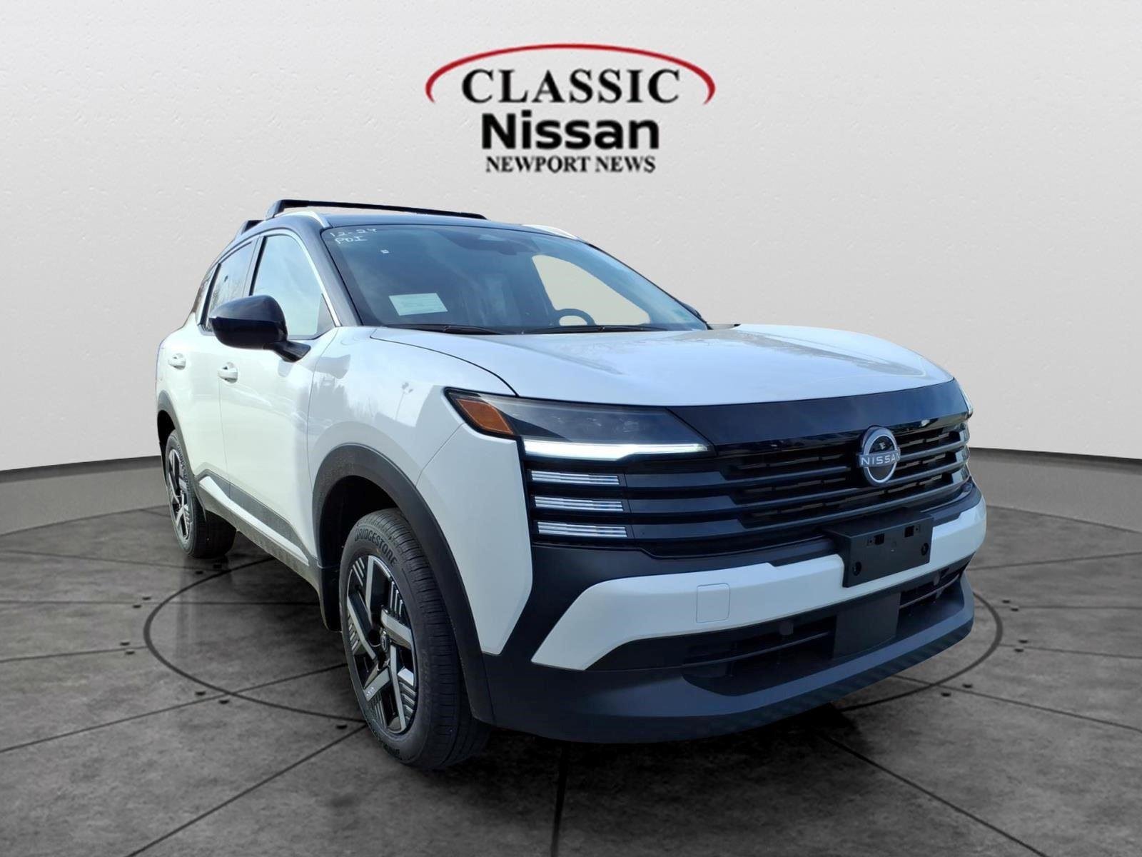 New 2026 Aspen White TriCoat / Super Black Two-tone Nissan SV image 1