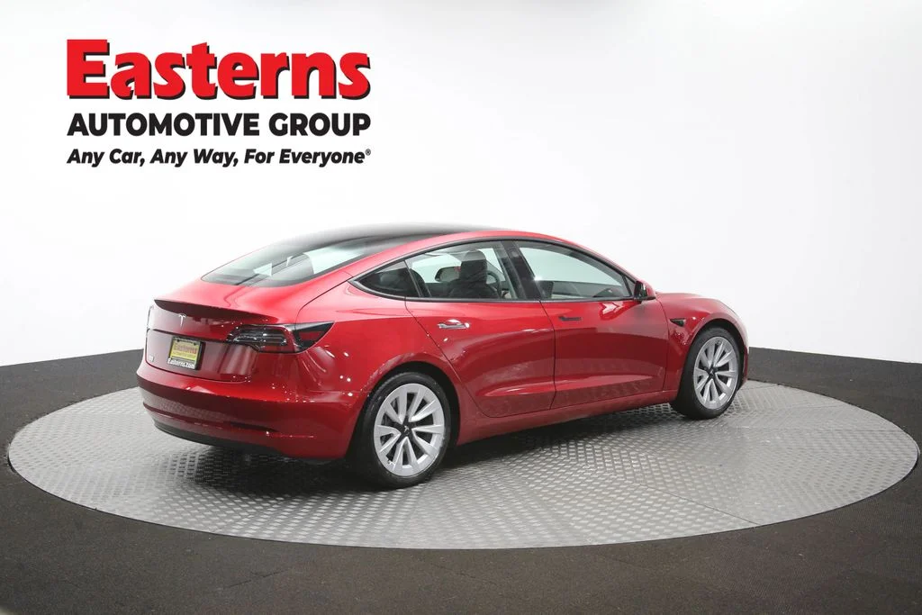 Used 2021 Red Tesla Standard Range Plus image 34
