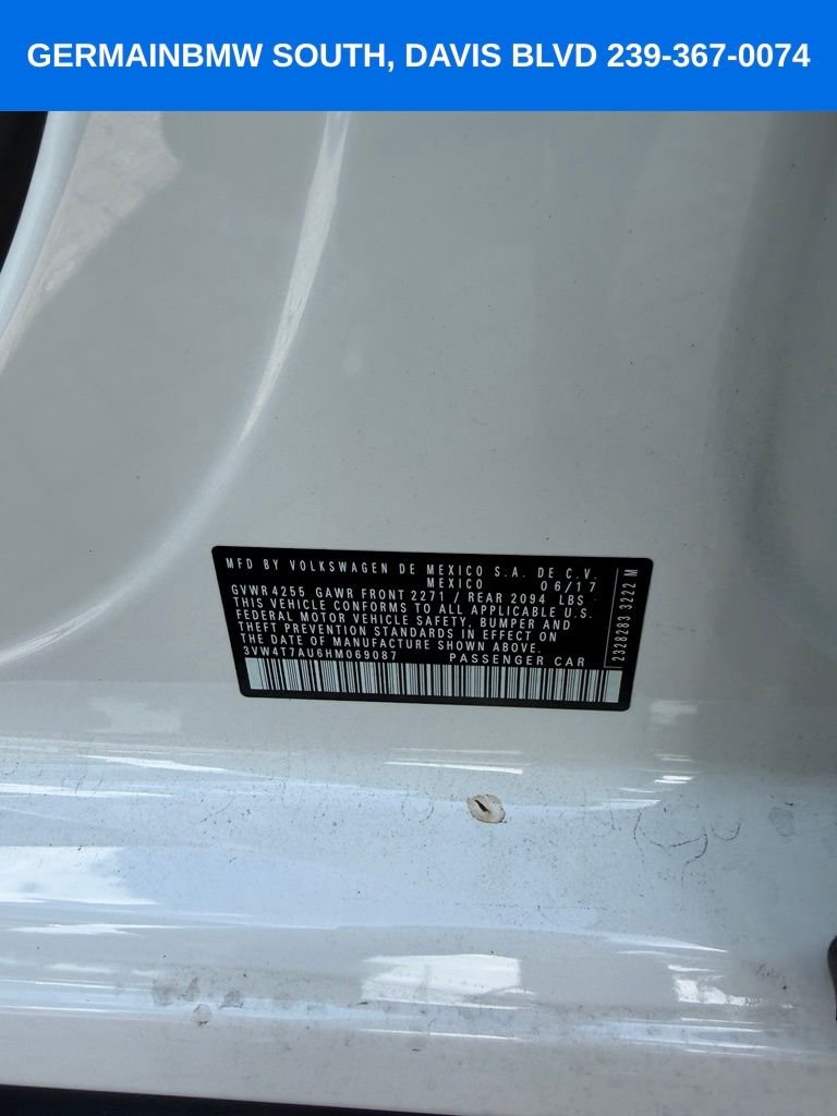 Used 2017 Pure White Volkswagen S image 31