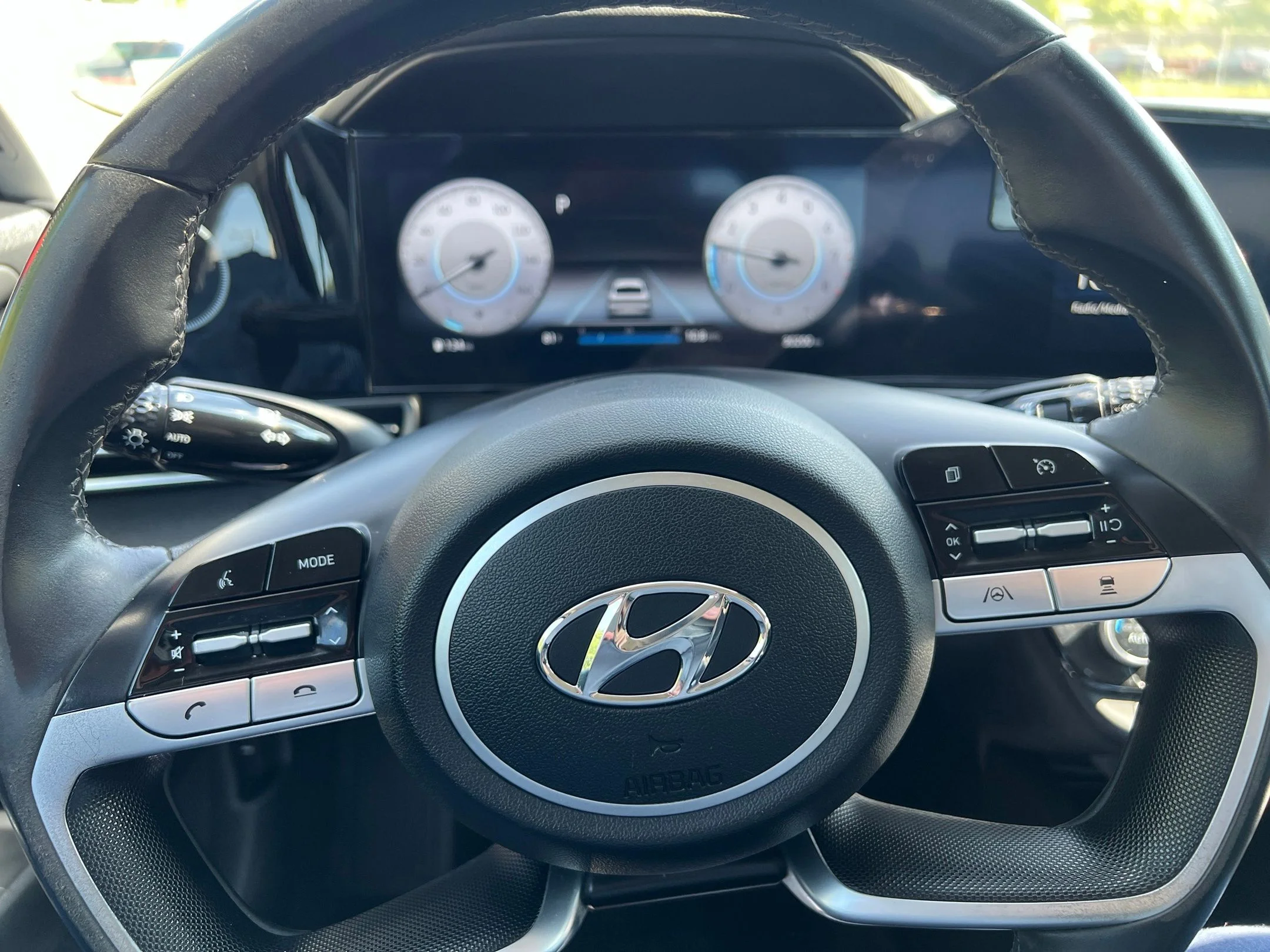 Used 2023 Scarlet Red Pearl Hyundai SEL image 25