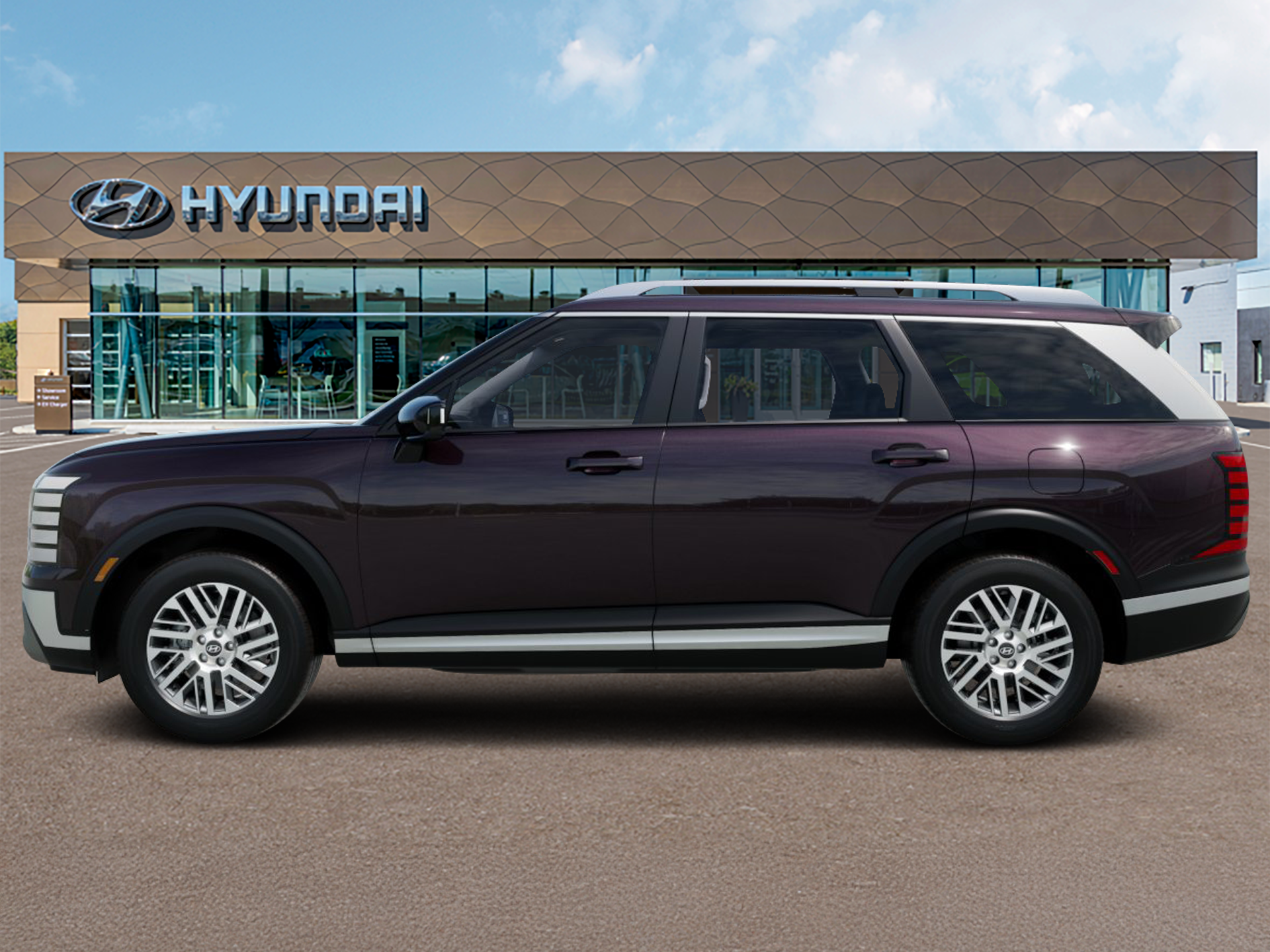 New 2026 Red Hyundai SEL AWD image 3