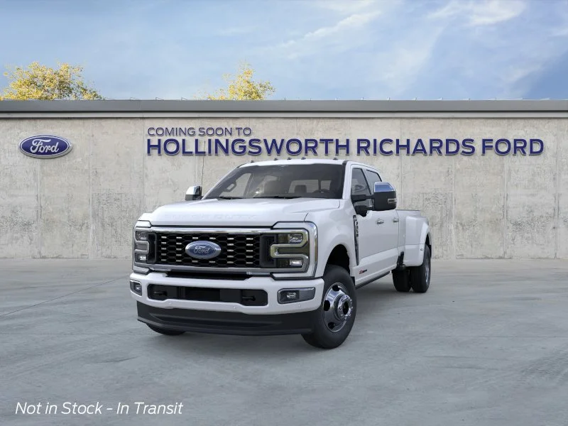 New 2026 Star White Metallic Tri-Coat Ford F-350® Platinum® image 2