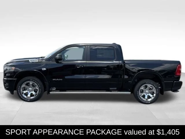 New 2026 Diamond Black Crystal Pearl-Coat Exterior Paint RAM Big Horn/Lone Star image 6