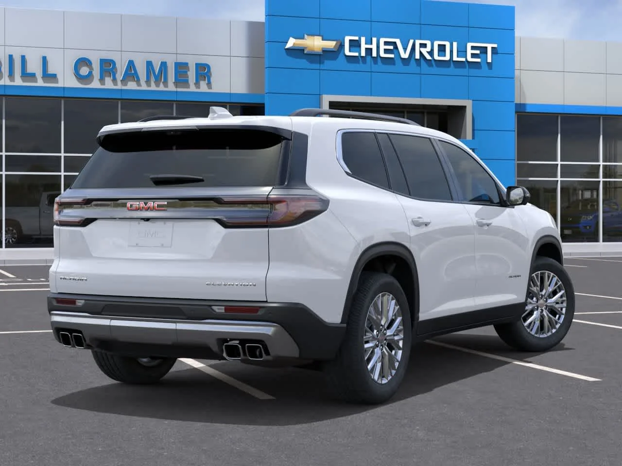 New 2027 Glacier White Tricoat GMC Elevation image 4
