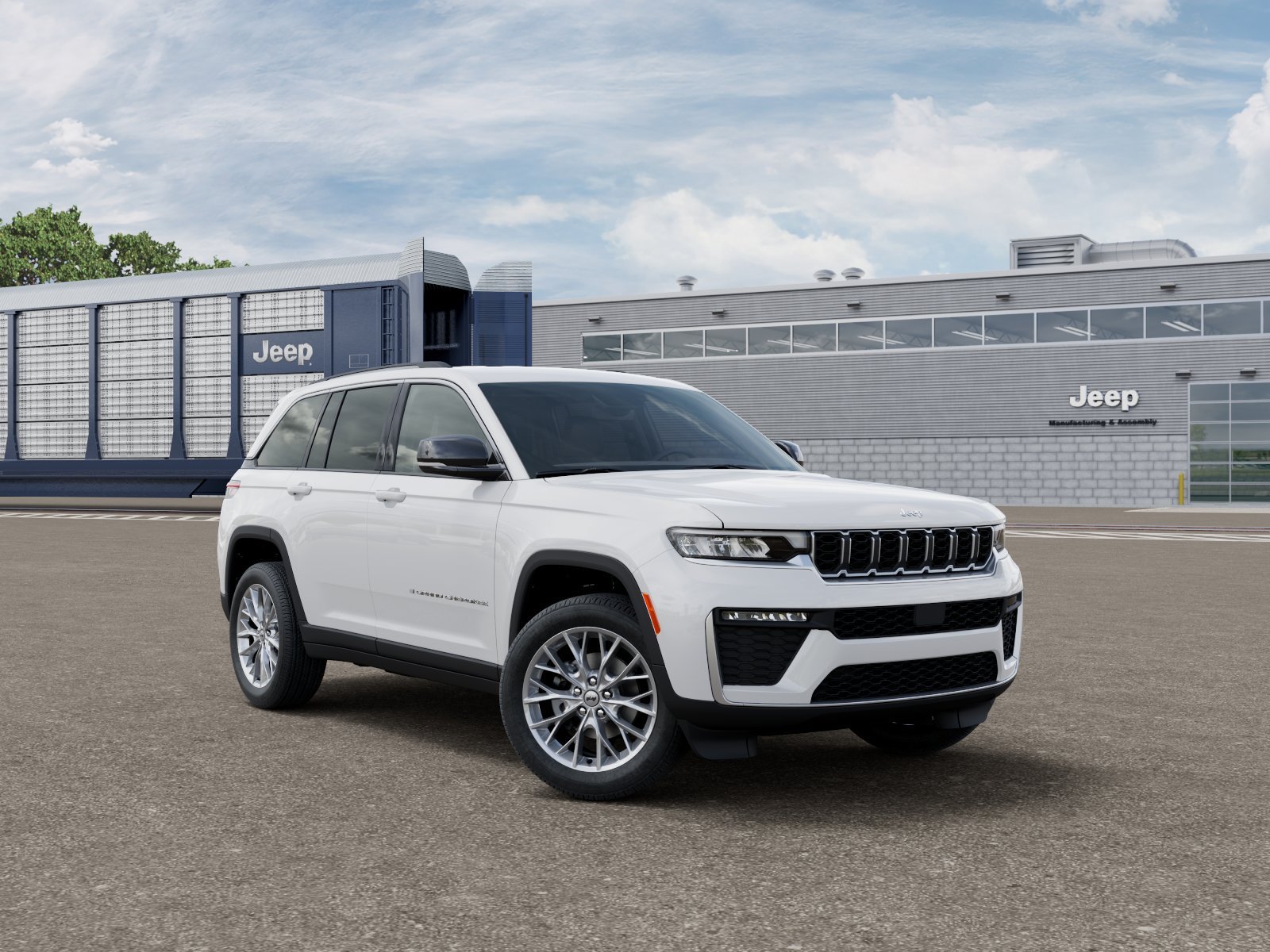 New 2027 Bright White Clear-Coat Paint Jeep Limited image 5