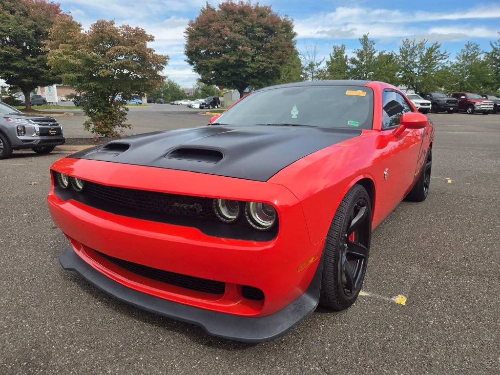 Used 2019 Orange Dodge SRT Hellcat image 3