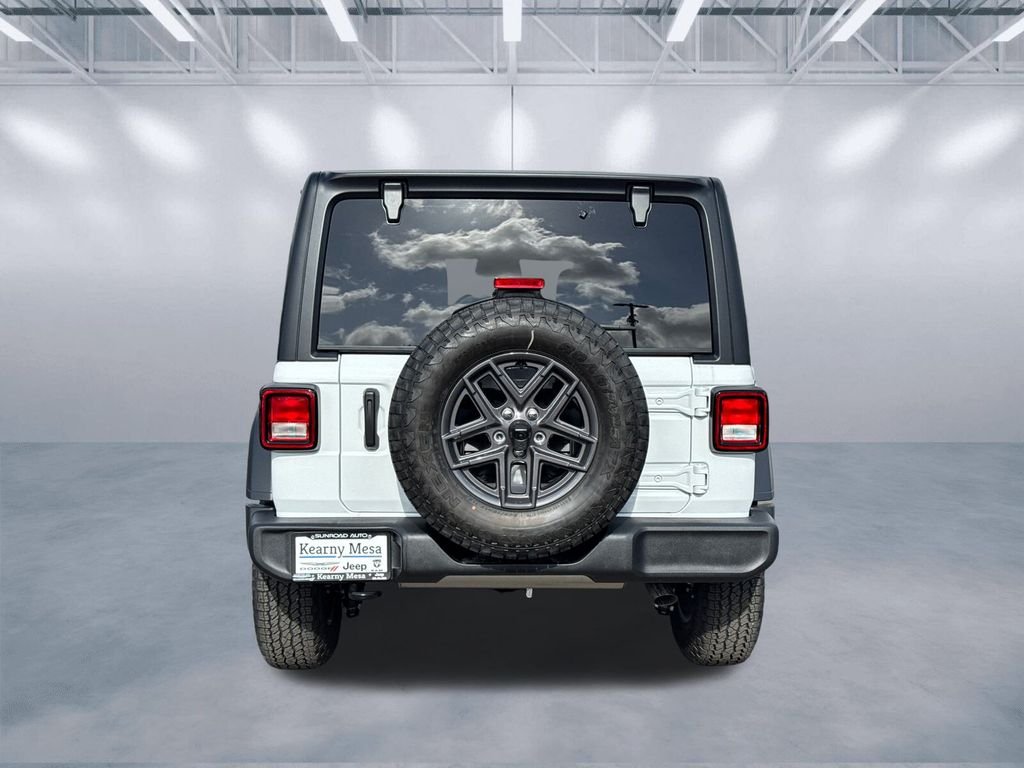 New 2026 Bright White Clear-Coat Exterior Paint Jeep Sport S image 5