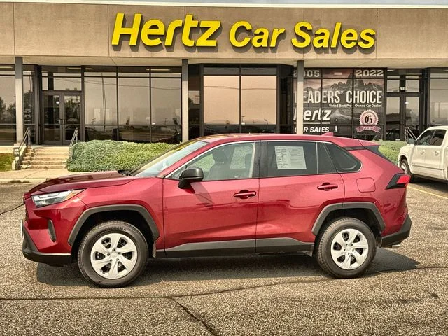 Used 2025 Red Toyota LE image 1