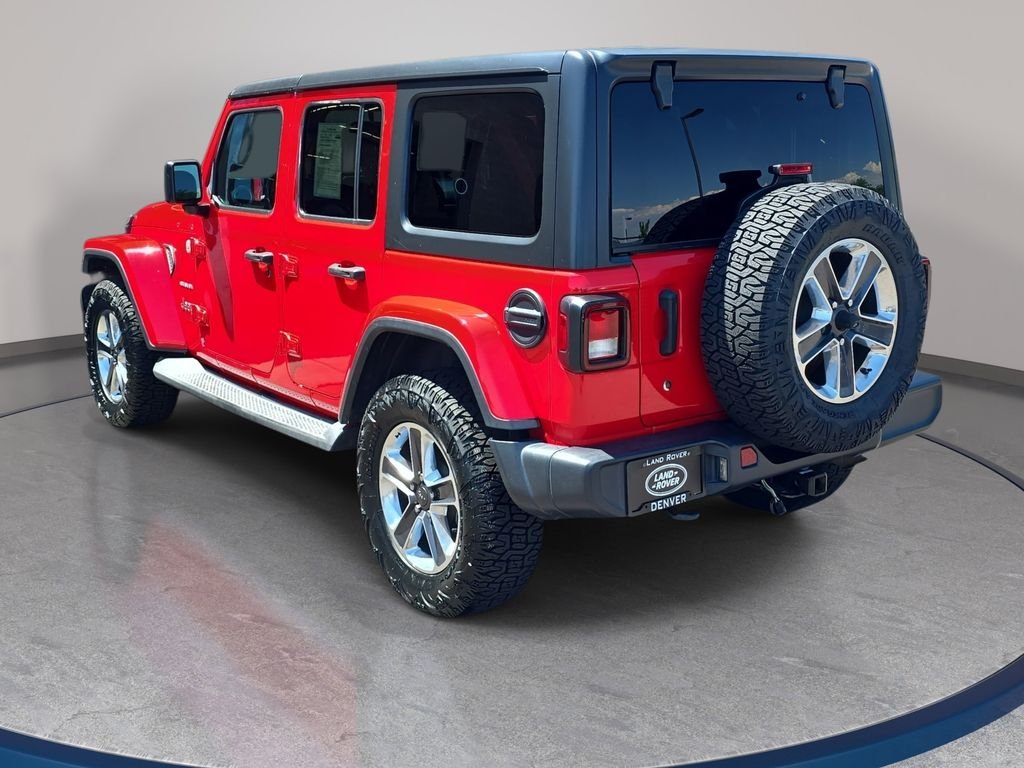 Used 2019 Red Jeep Unlimited Sahara image 8