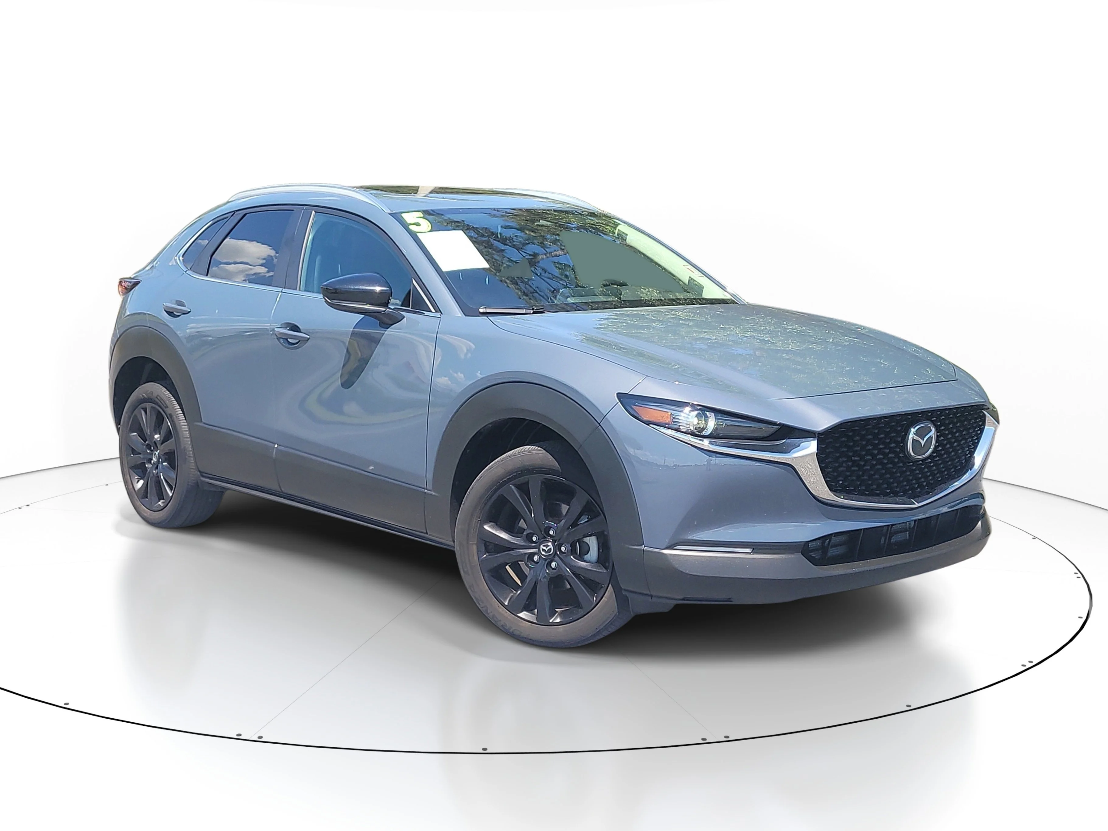 Used 2025 Polymetal Gray Metallic Mazda 2.5 S Carbon Edition image 1