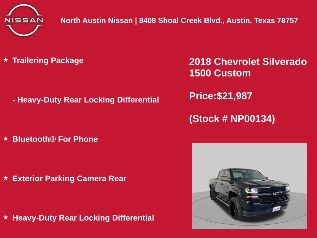 Used 2018 Black Chevrolet Custom image 11