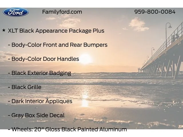 New 2026 Agate Black Metallic Ford XLT image 10