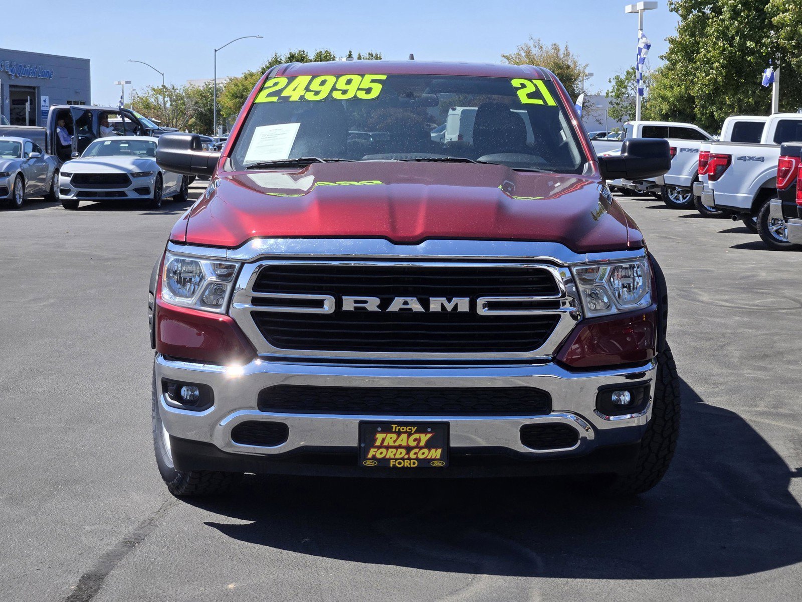 Used 2021 Delmonico Red Pearlcoat Ram Big Horn image 2