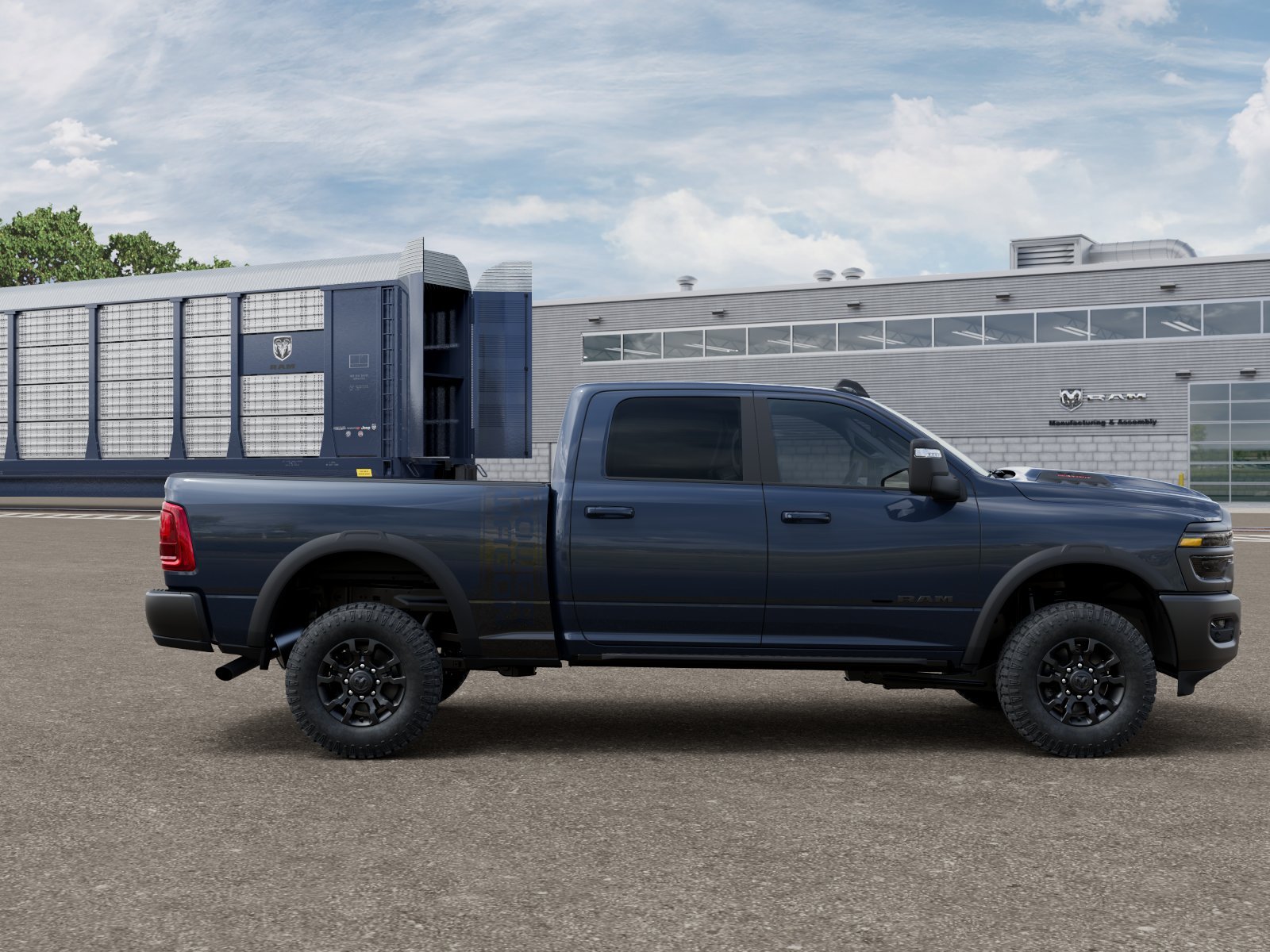 New 2026 Forged Blue Metallic Exterior Paint RAM POWER WAGON image 12