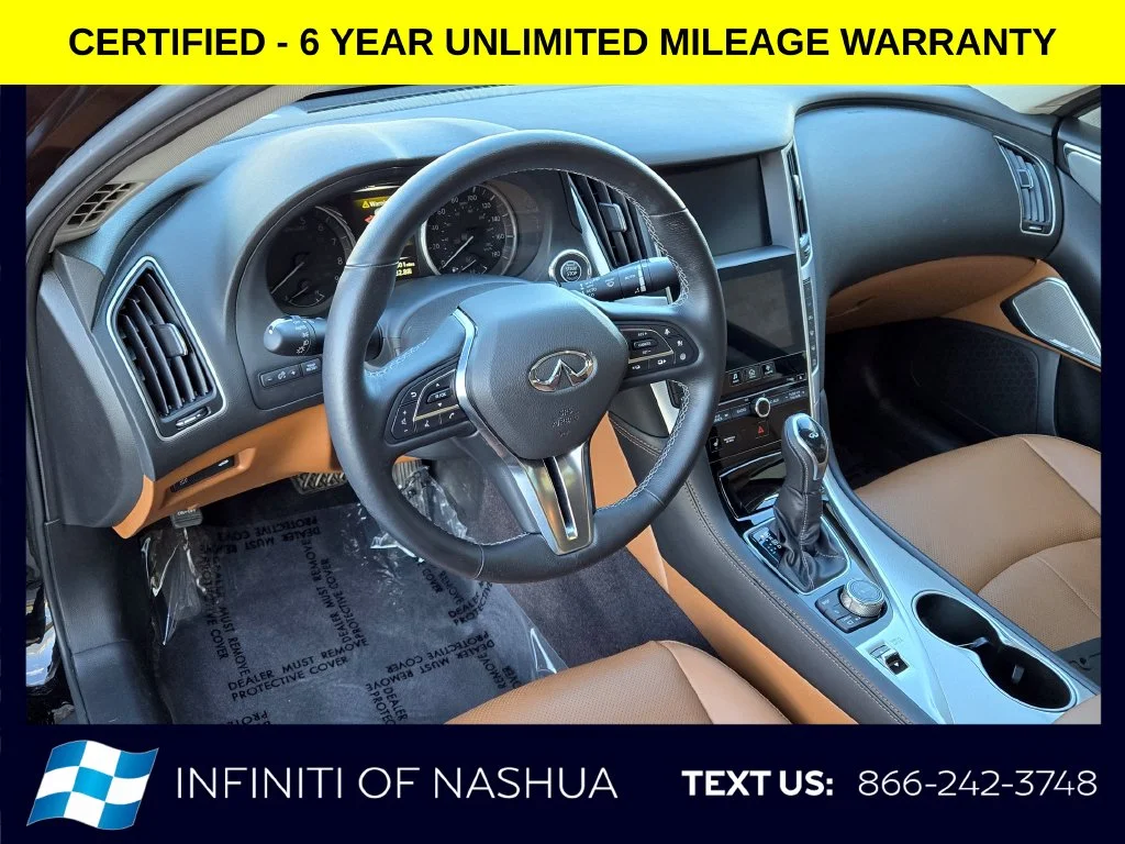 Certified Used 2024 Black INFINITI LUXE image 6