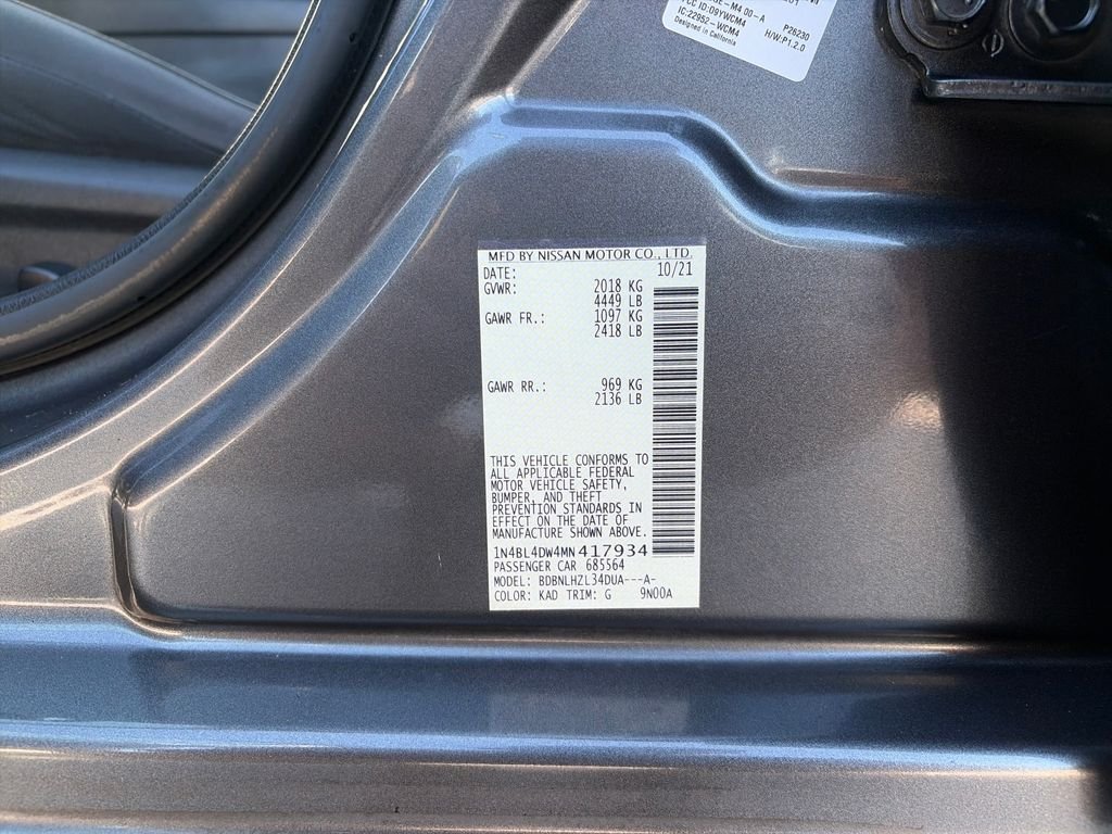 Used 2021 Gun Metallic Nissan 2.5 SV image 29