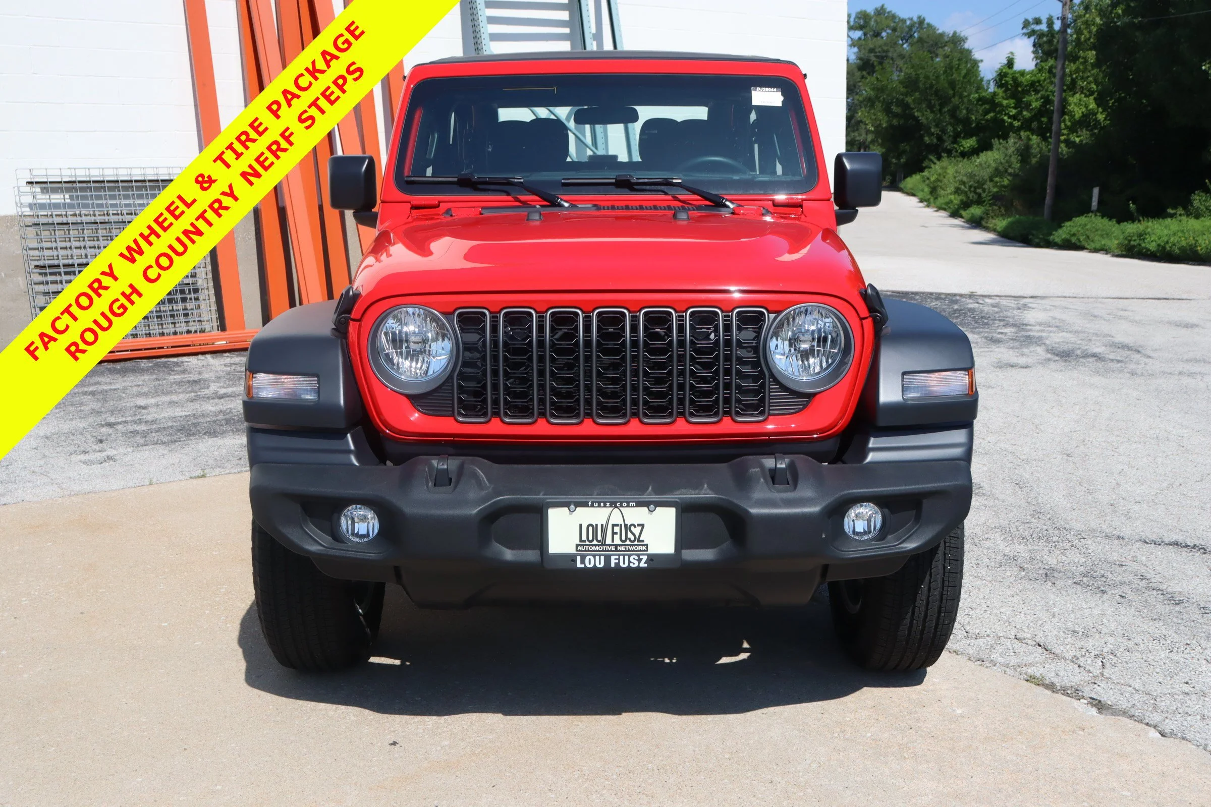 New 2026 Firecracker Red Clear-Coat Exterior Paint Jeep Sport image 3