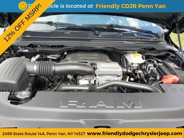 New 2026 Diamond Black Crystal Pearl-Coat Exterior Paint RAM Big Horn/Lone Star image 11