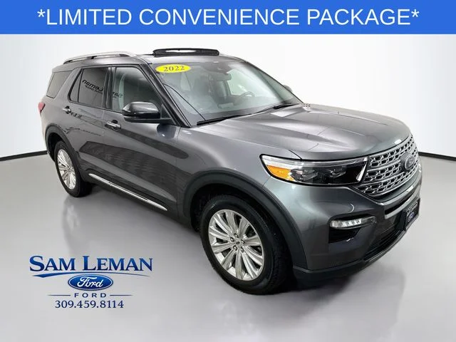 Used 2022 Gray Metallic Ford Limited image 1