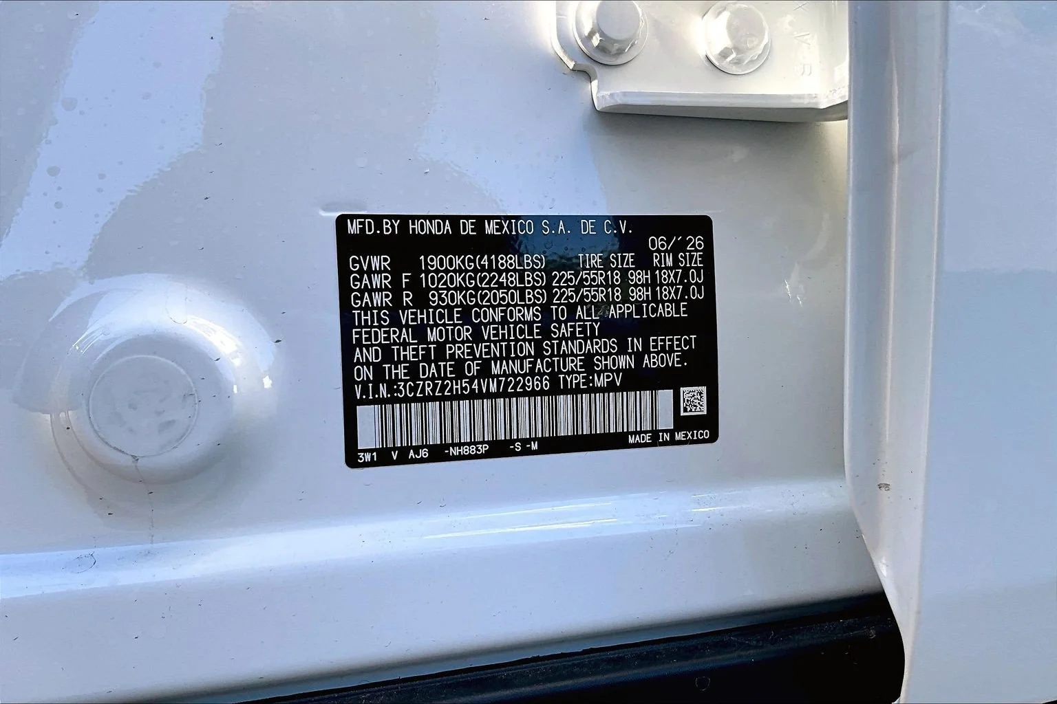 New 2027 Platinum White Pearl Honda Sport image 8