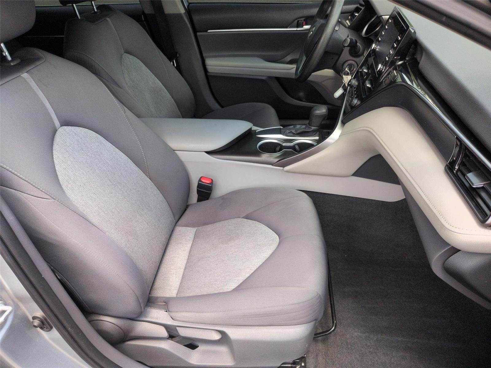 Used 2021 Celestial Silver Metallic Toyota LE image 36