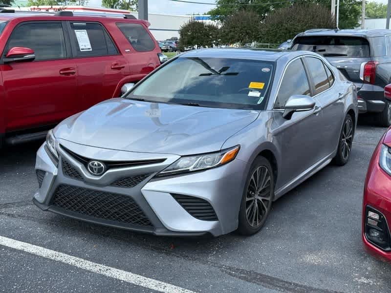 Used 2019 Celestial Silver Metallic Toyota SE image 2