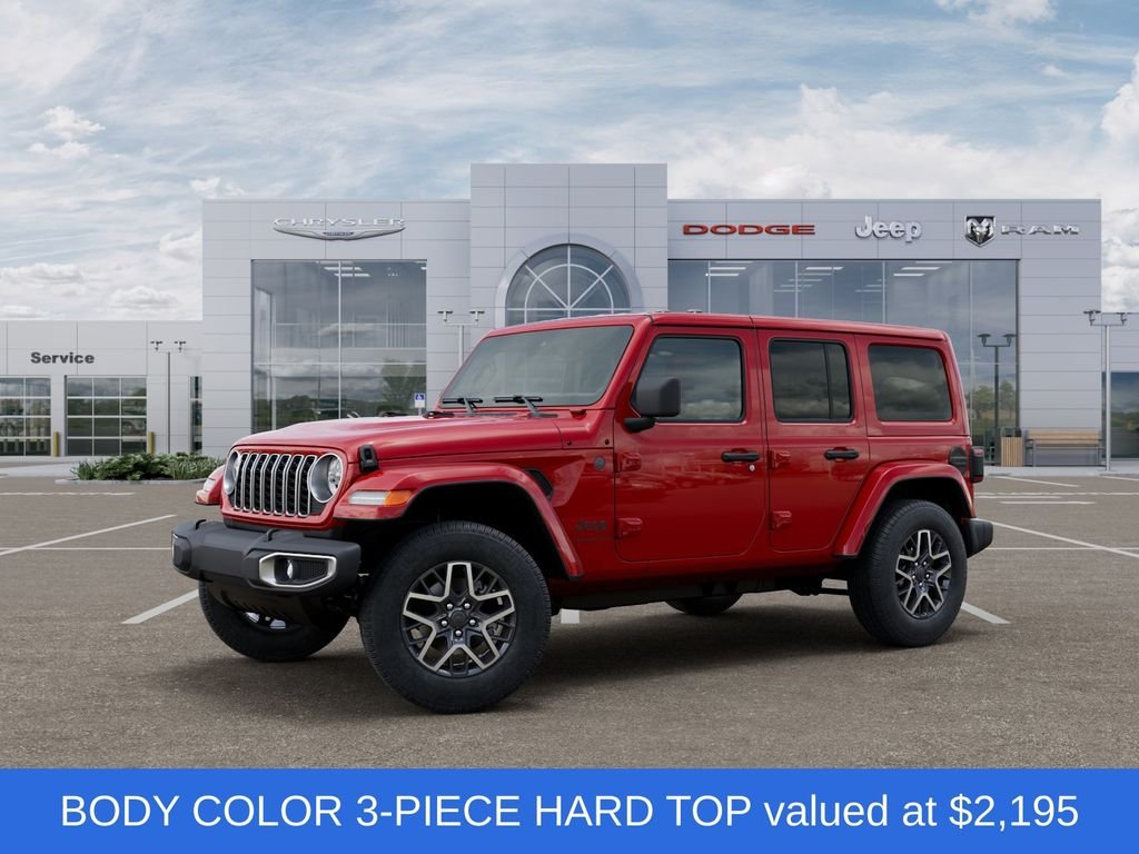 New 2026 Firecracker Red Clear-Coat Exterior Paint Jeep Sahara image 2
