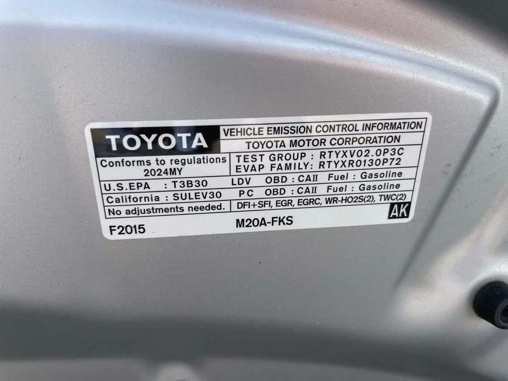 Used 2024 Classic Silver Metallic Toyota LE image 27