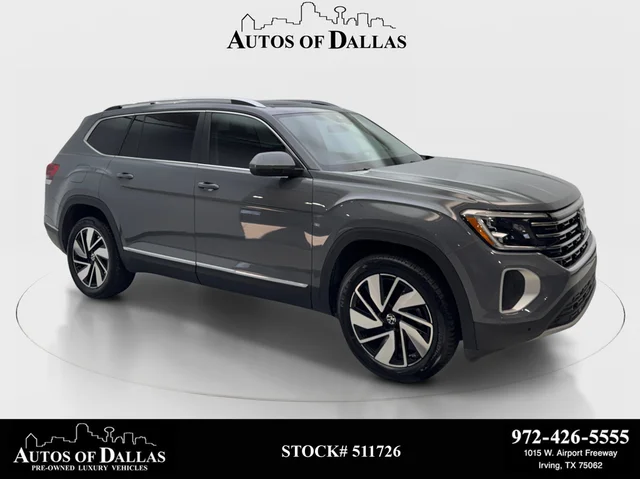 Pre-Owned 2025 Volkswagen Atlas 2.0T SEL NAV,CAM,PANO,HTD STS,BLIND SPOT,3RD ROW