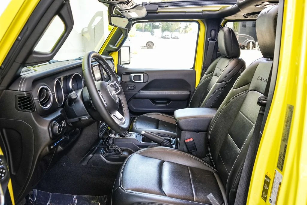 Used 2023 Yellow Jeep Sahara 4xe image 18