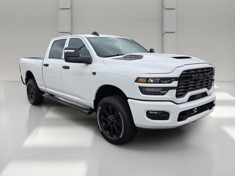 New 2027 Bright White Clear-Coat Paint RAM BLACK EXPRESS 4X4 CREW CAB 6