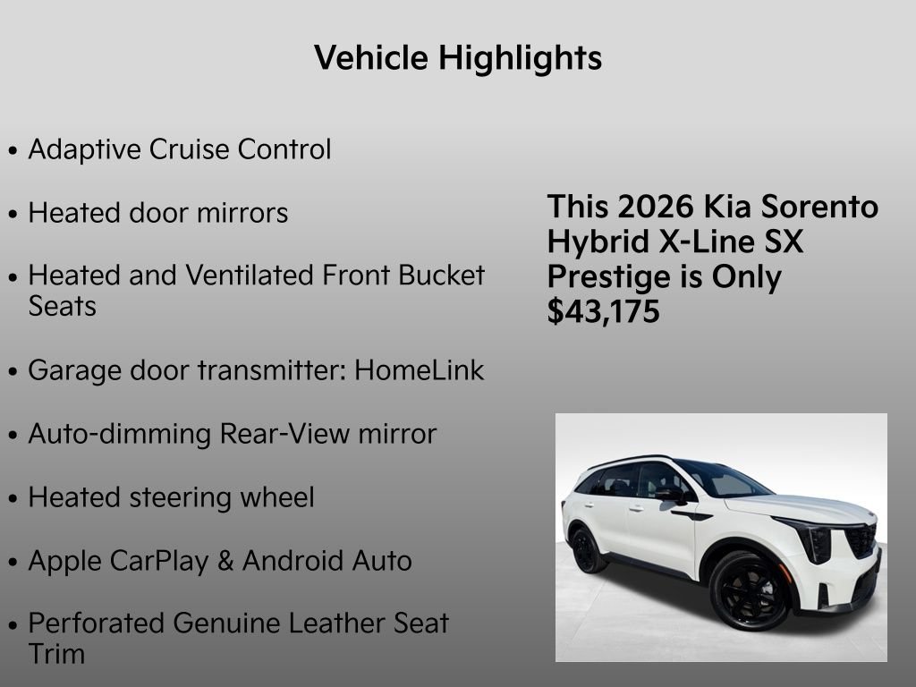 2026 Kia Sorento SX Prestige Hybrid - Photo 34