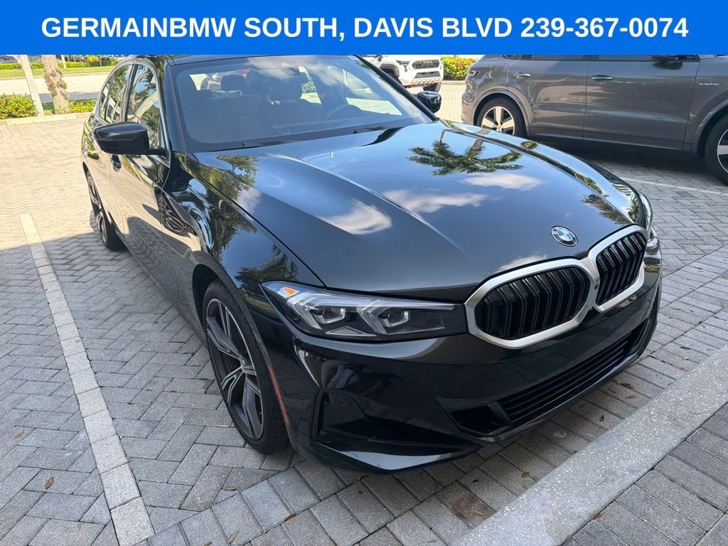 Used 2024 Black Sapphire Metallic BMW 330i xDrive image 24