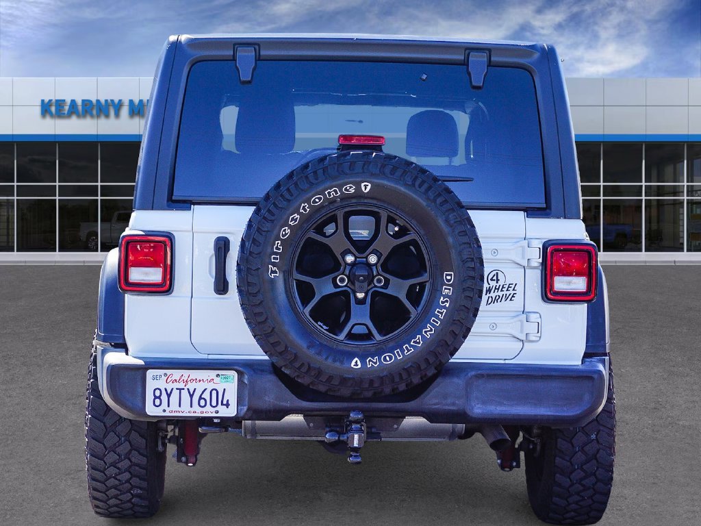 Used 2021 White Jeep Unlimited Willys image 5