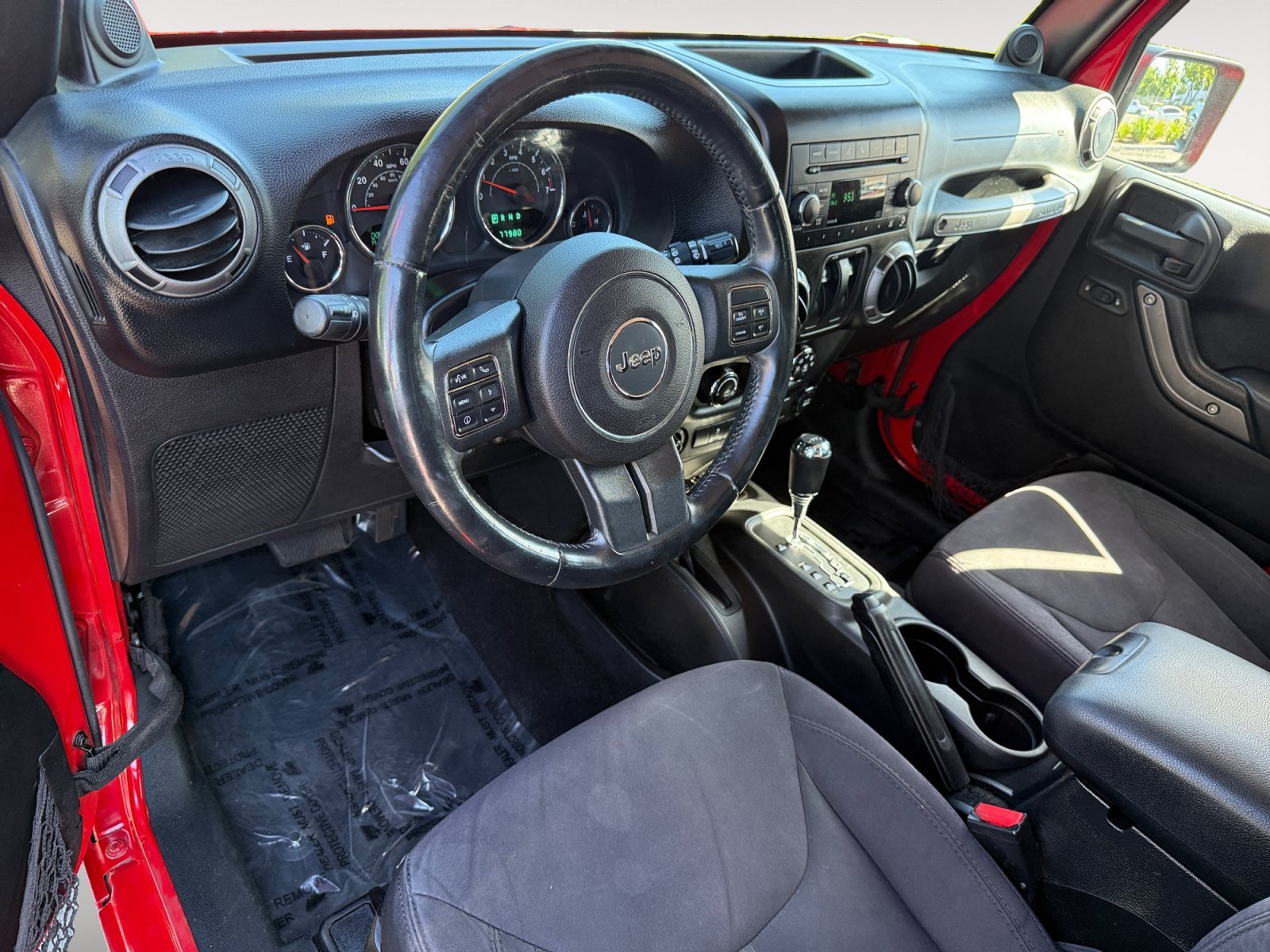 Used 2014 Flame Red Clearcoat Jeep Sport image 15