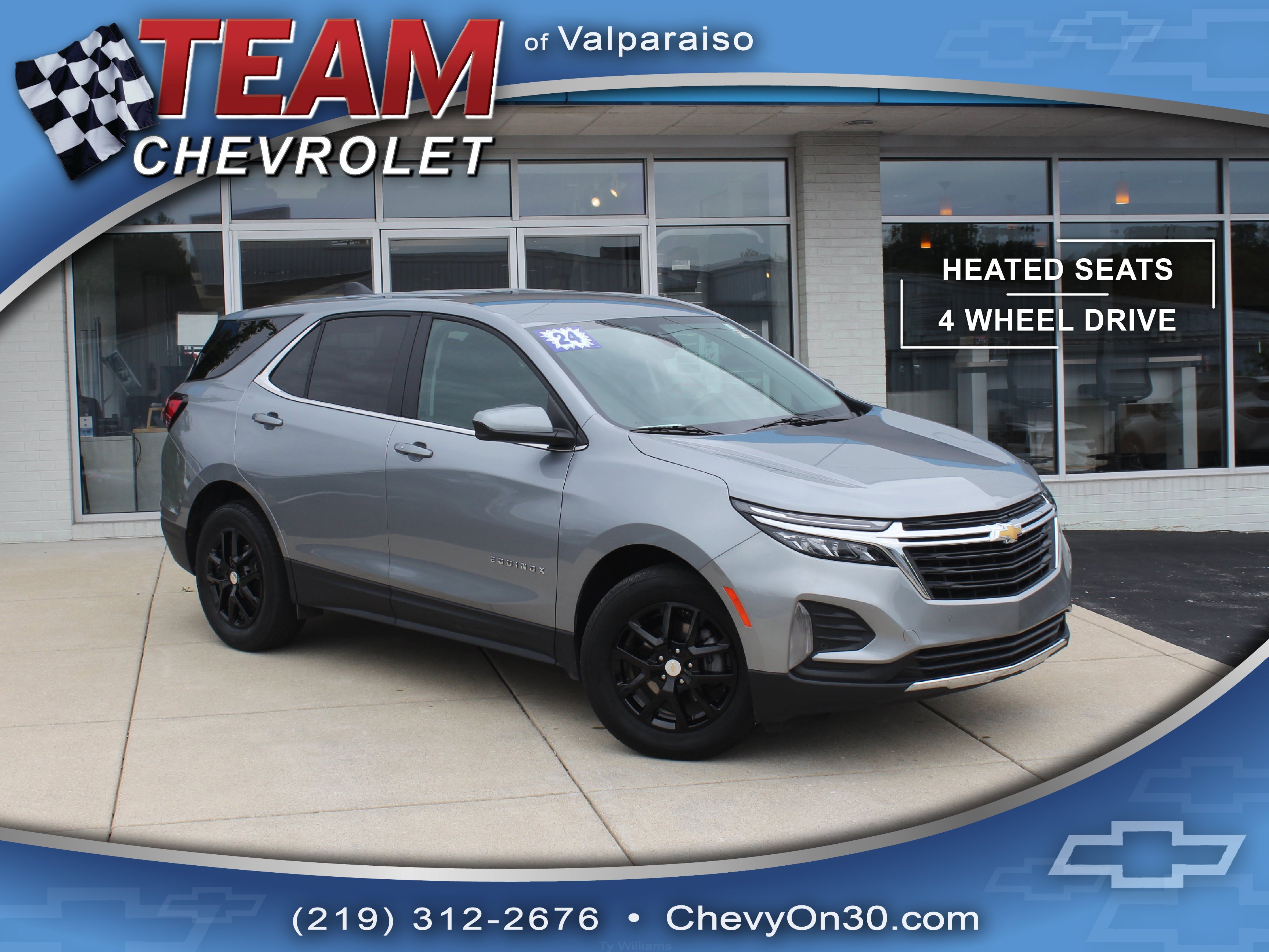 Used 2024 Sterling Gray Metallic Chevrolet LT image 1