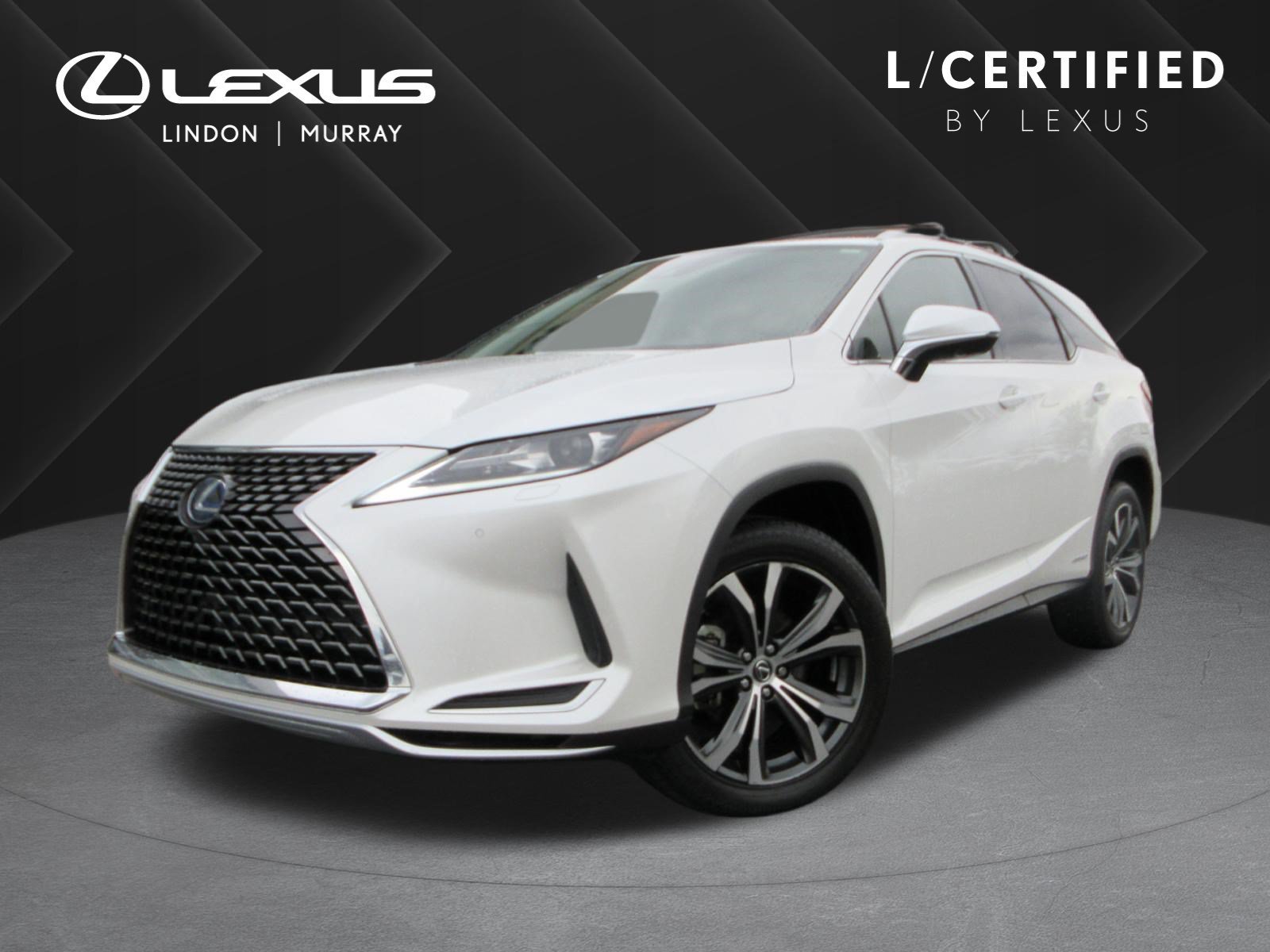 Used 2021 White Lexus 450hL image 1