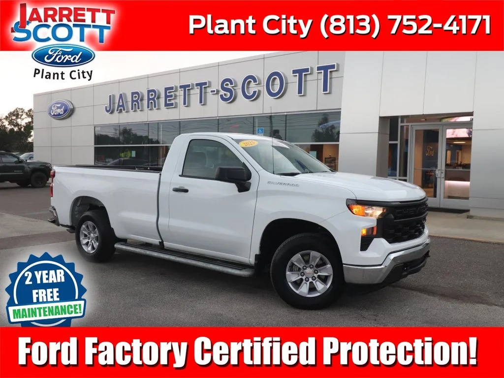 Certified Used 2025 White Chevrolet WT image 1