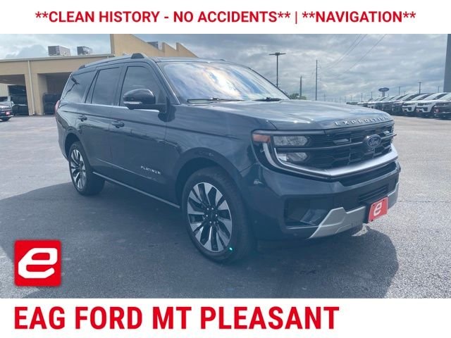 Used 2025 Stone Blue Metallic Ford Platinum image 1