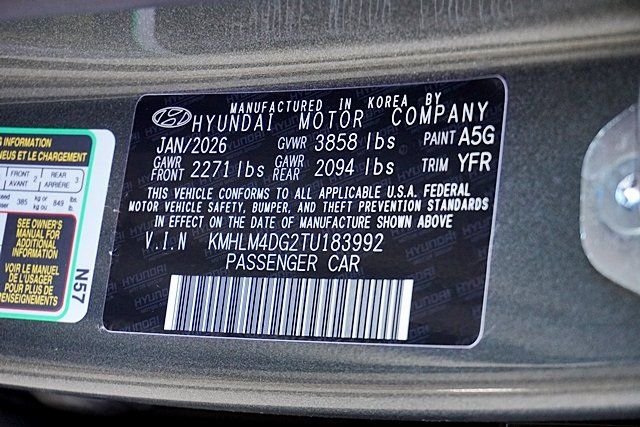 Used 2026 Gray Hyundai SEL Sport image 33