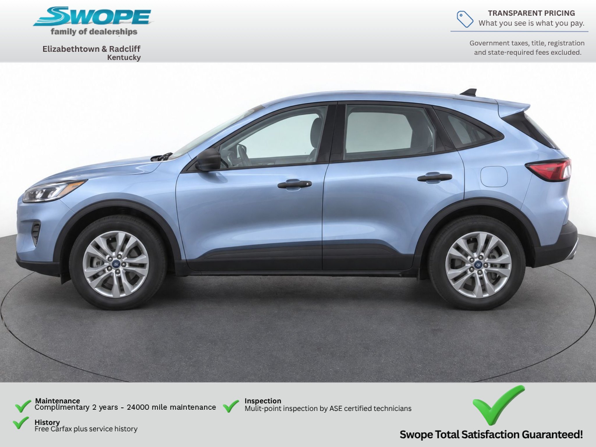 Used 2022 Iced Blue Silver Metallic Ford S image 8