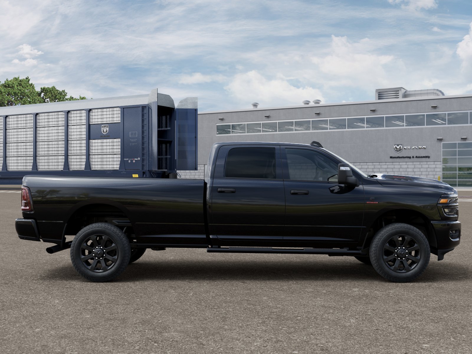 New 2027 Diamond Black Crystal Pearl-Coat Exterior Paint RAM  image 21