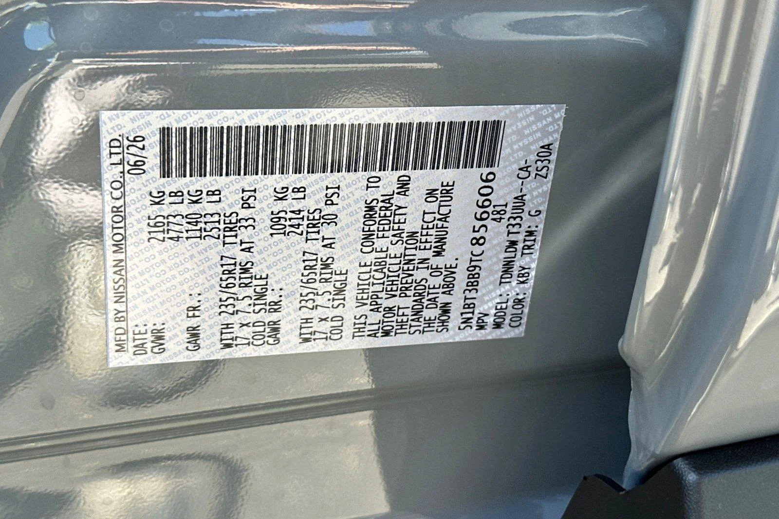 New 2026 Boulder Gray Pearl Nissan Rock Creek® image 26