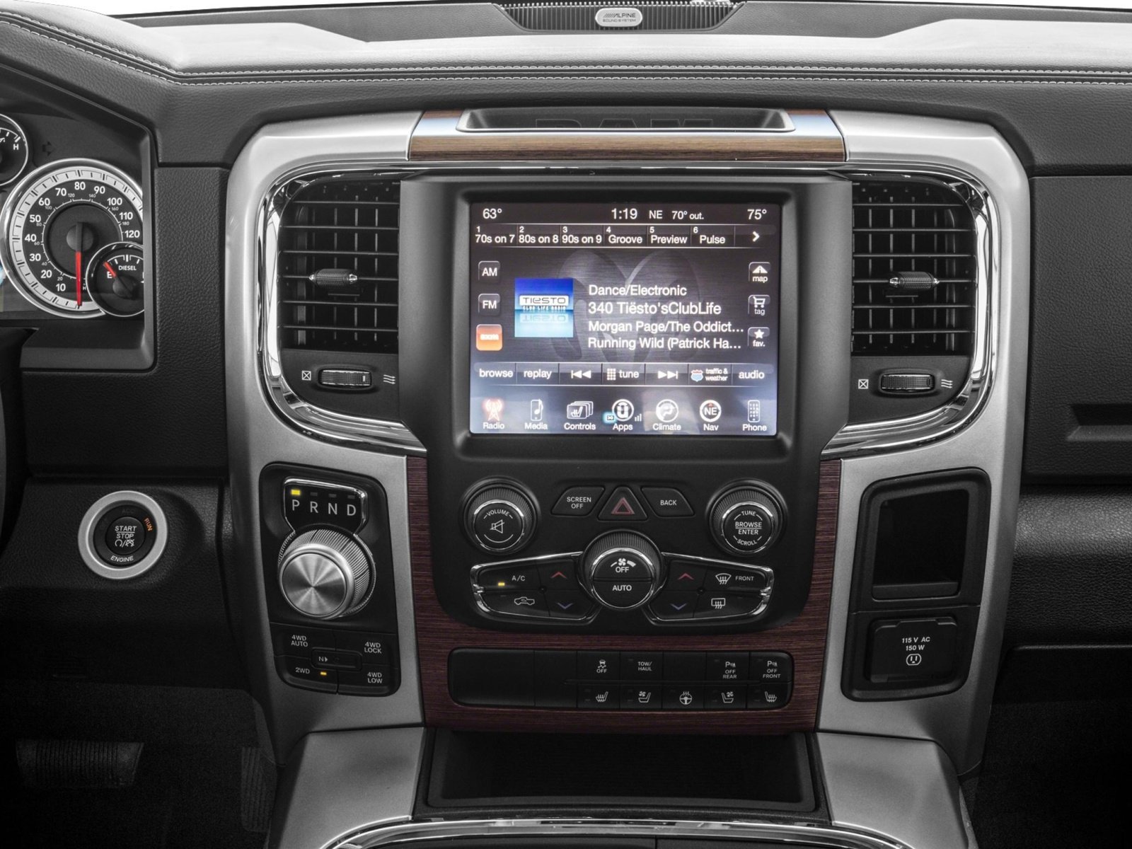 Used 2016 Granite Crystal Metallic Clearcoat Ram Laramie image 10
