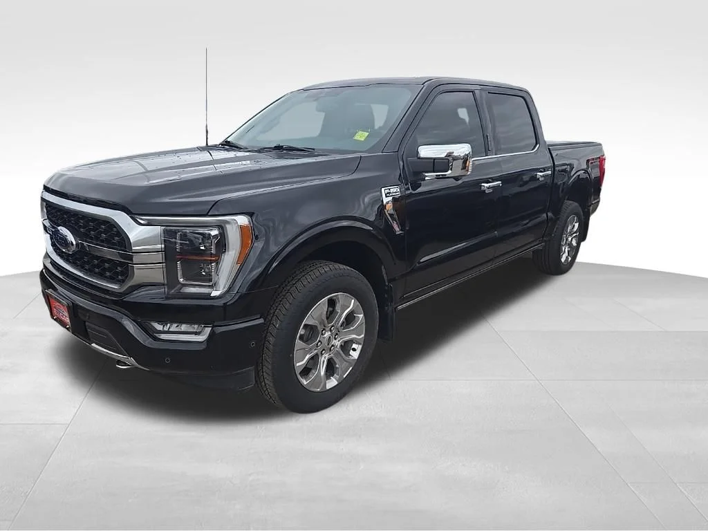 Used 2022 Agate Black Metallic Ford Platinum image 2